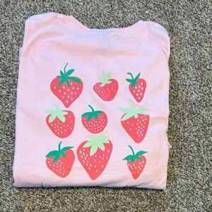 Women’s large ivory ella strawberry tee shirt.